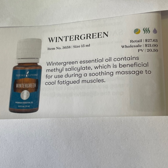 Young Living essential oils 15ml Wintergreen, New. - Picture 5 of 5